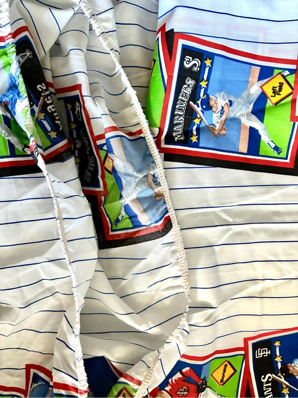 Vintage 1989 Bibb Co. MLB Baseball trading Card Print Sheet Set - 3 PCs